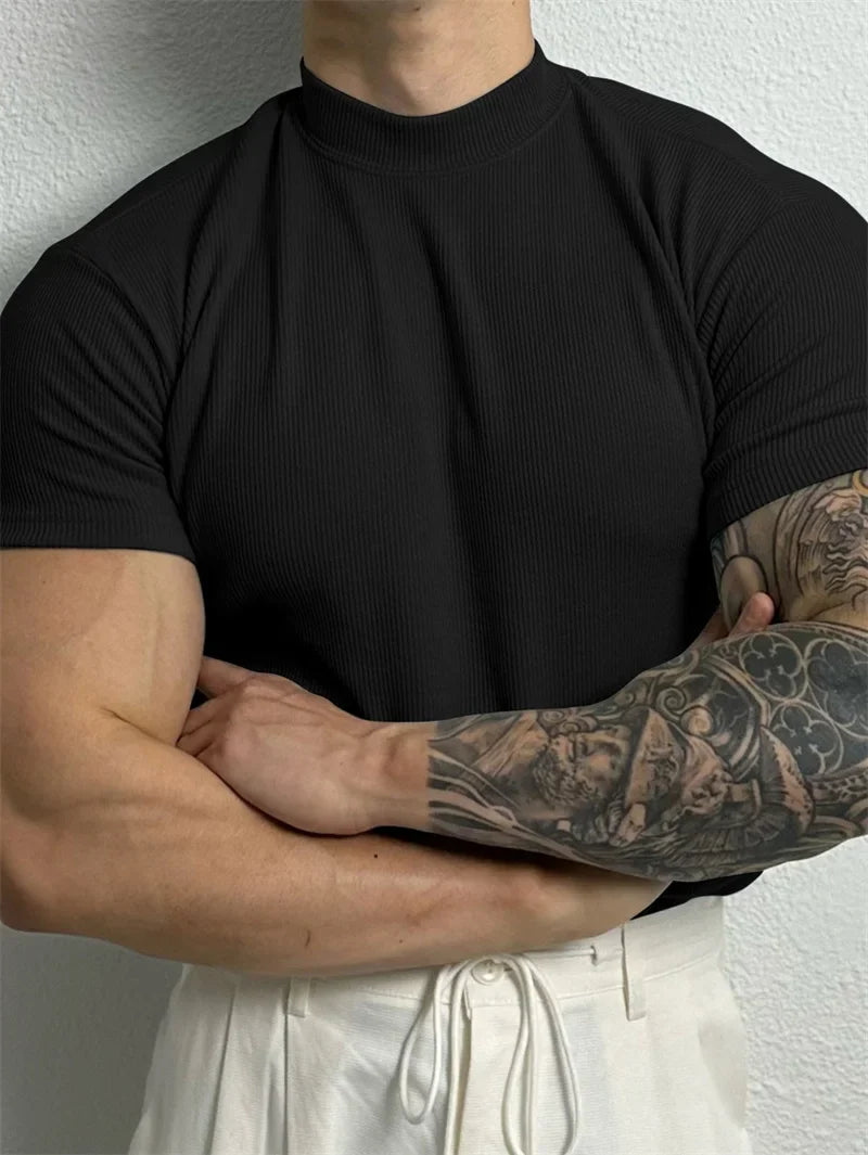 Slim fit T-shirt voor heren - Zane