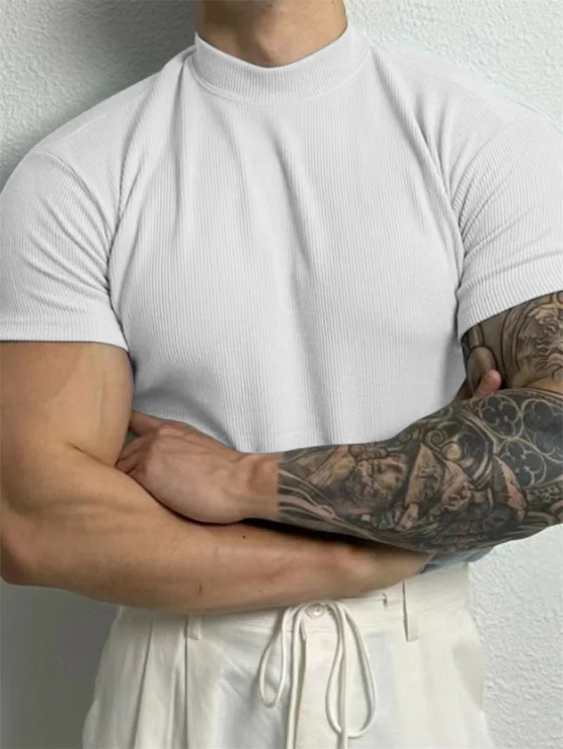 Slim fit T-shirt voor heren - Zane