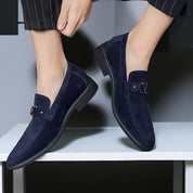 Heren Loafers Zwart Maat 42 Flock voor Mannen 4
