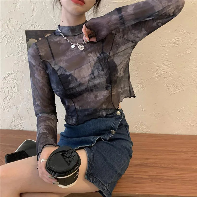 Dames T-shirt met lange mouwen - Chaya