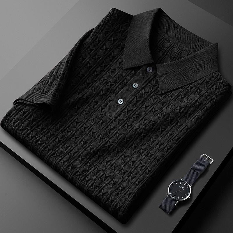 Gebreid heren T-shirt - Eduardo
