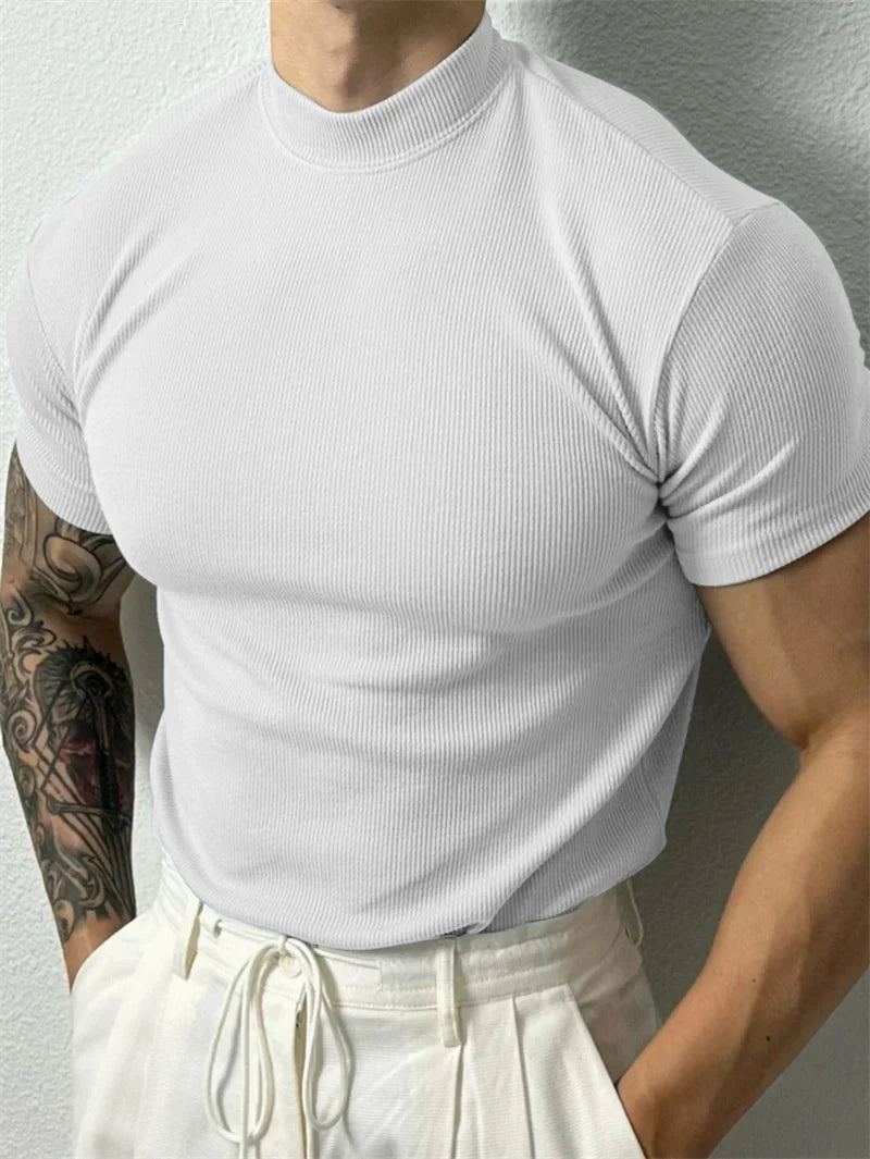 Slim fit T-shirt voor heren - Zane