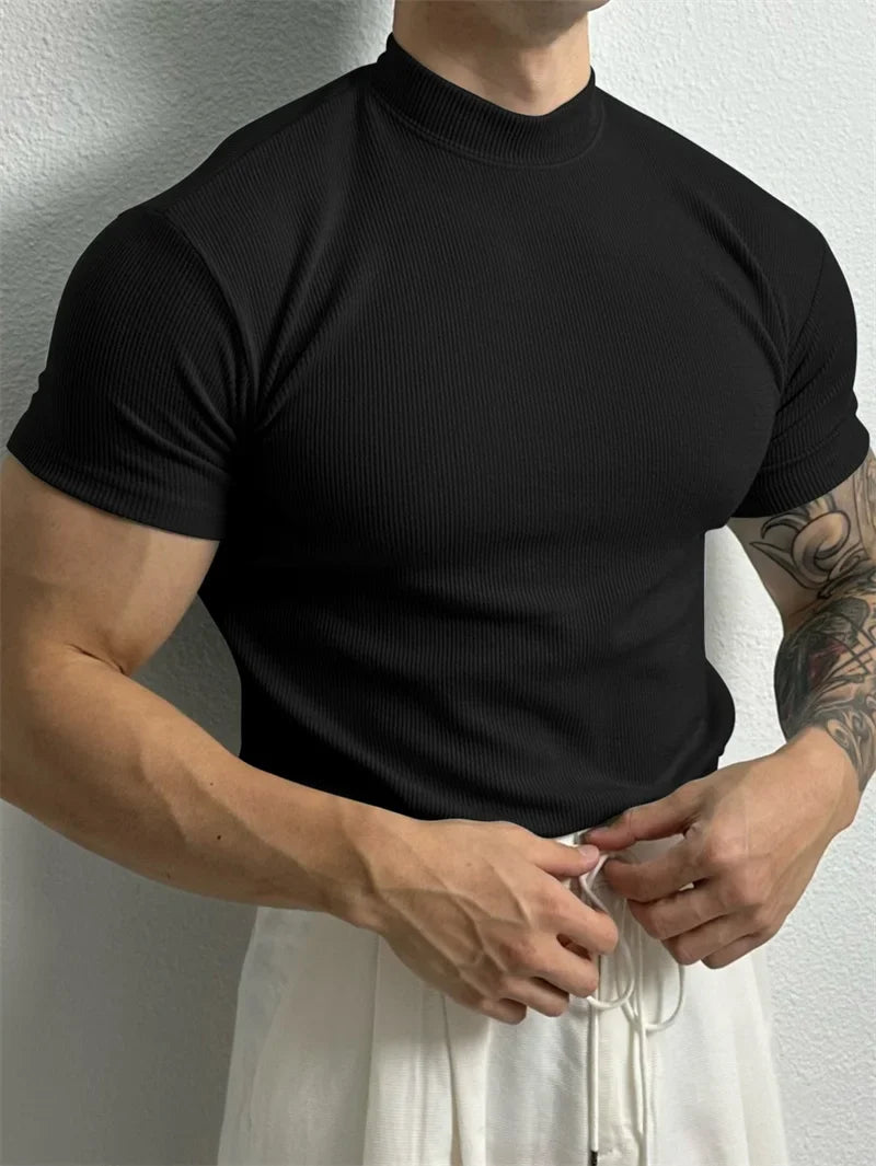 Slim fit T-shirt voor heren - Zane