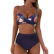 Elionne - Damesstrandbikini met hoog uitgesneden zwembroekje