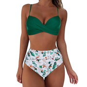 Elionne - Damesstrandbikini met hoog uitgesneden zwembroekje