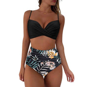 Elionne - Damesstrandbikini met hoog uitgesneden zwembroekje