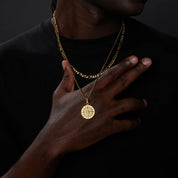 Kompashanger met gelaagde ketting - Jorge