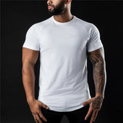 Effen heren slim fit T-shirt - Joaquin