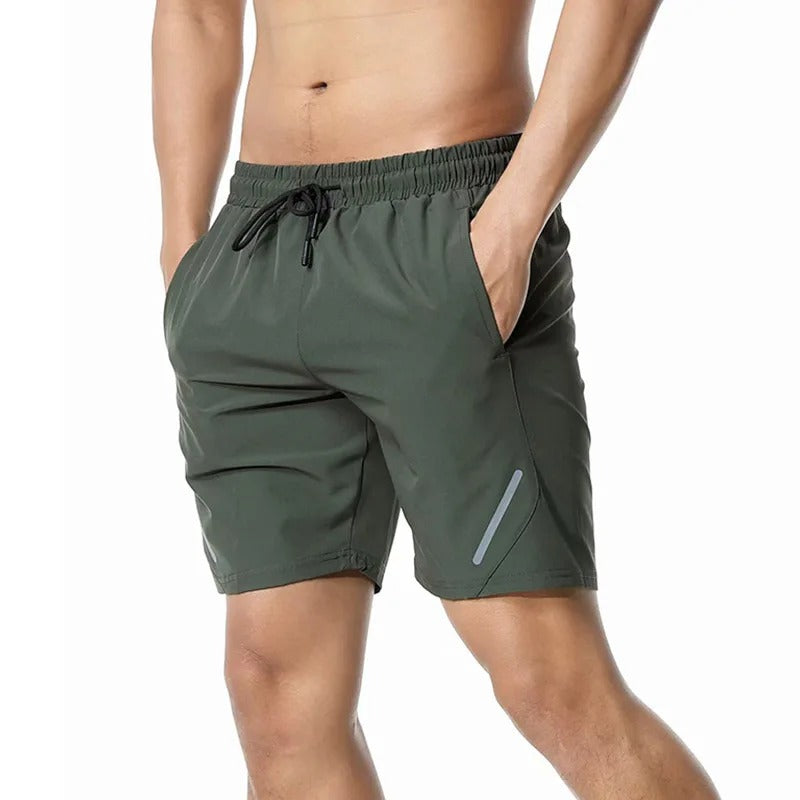 Slim fit zwemshort met steekzakken in stretchstof - Colt