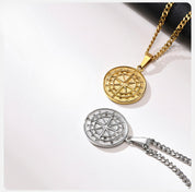 Kompashanger met gelaagde ketting - Jorge