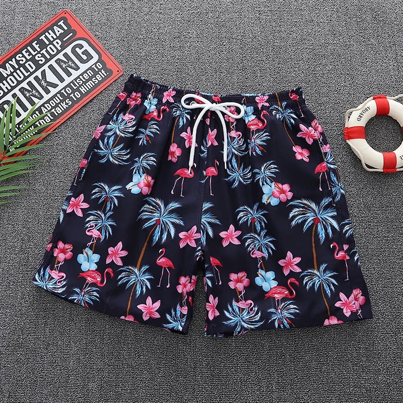 Heren zwemshort met strandprint - Arlo