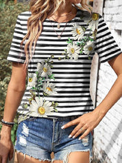 Modieus T-shirt met korte mouwen - Freyja
