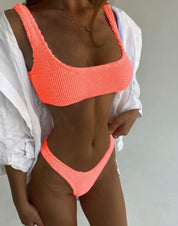 Trendy geribbeld bikinisetje - Rylie