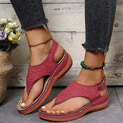 Celeste - Bohemian Geïnspireerde Platte Sandalen