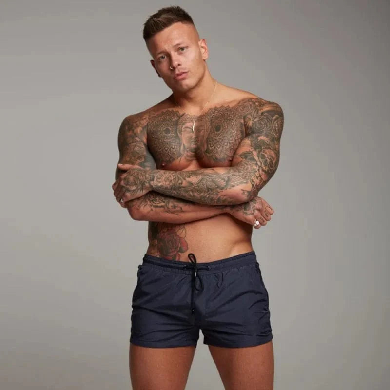 Korte zwemshort voor heren met zak - Jony