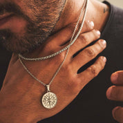 Kompashanger met gelaagde ketting - Jorge