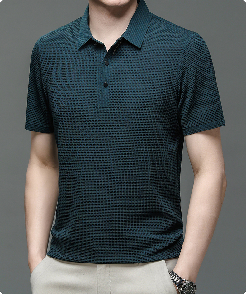 Mesh poloshirt voor heren - Cayden