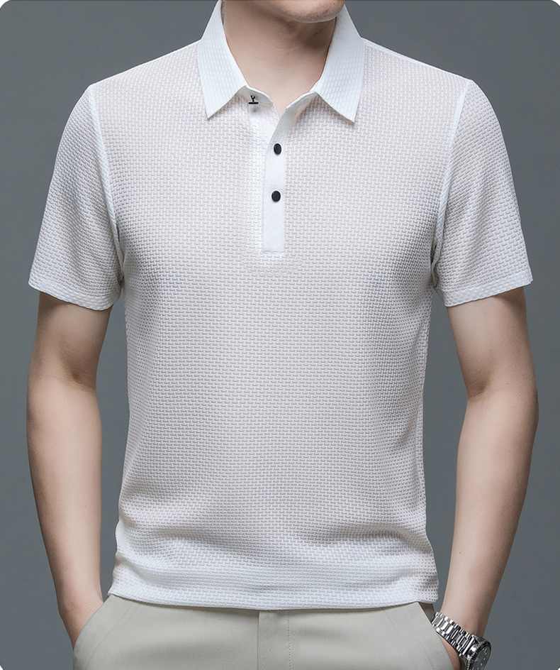 Mesh poloshirt voor heren - Cayden