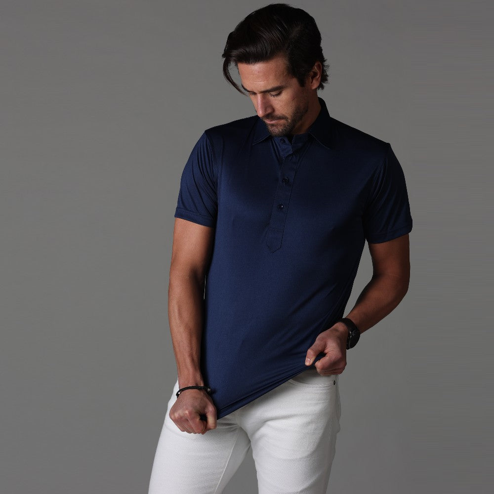 Poloshirt met stijve kraag - Spencer