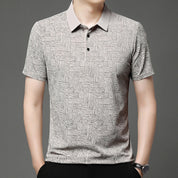 Poloshirt in Italiaanse stijl met print - Callan