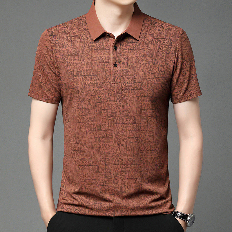Poloshirt in Italiaanse stijl met print - Callan