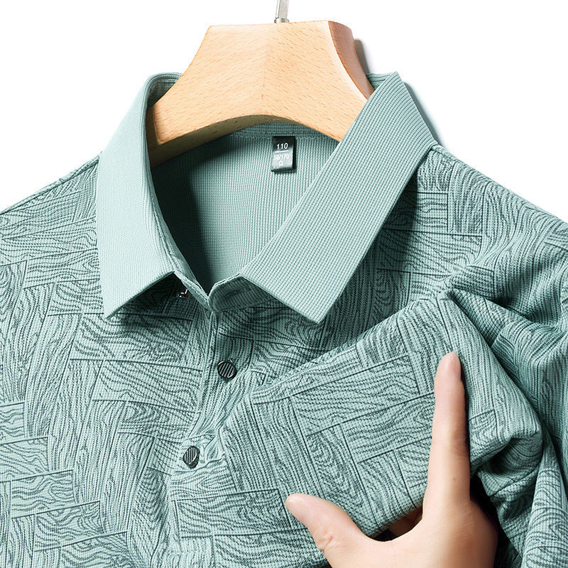 Poloshirt in Italiaanse stijl met print - Callan