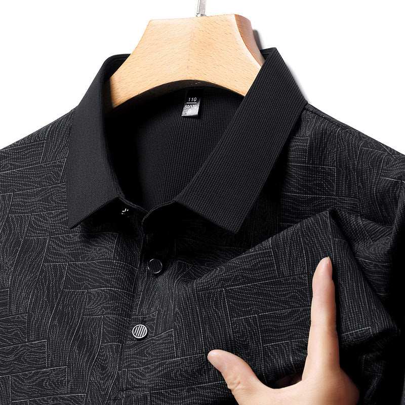 Poloshirt in Italiaanse stijl met print - Callan