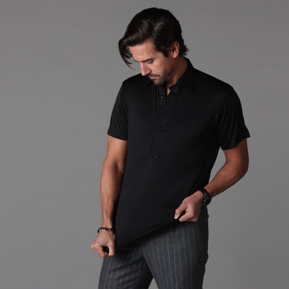 Poloshirt met stijve kraag - Spencer