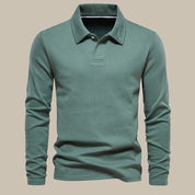 Stijlvolle polo met lange mouwen - Thomas