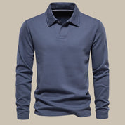 Stijlvolle polo met lange mouwen - Thomas